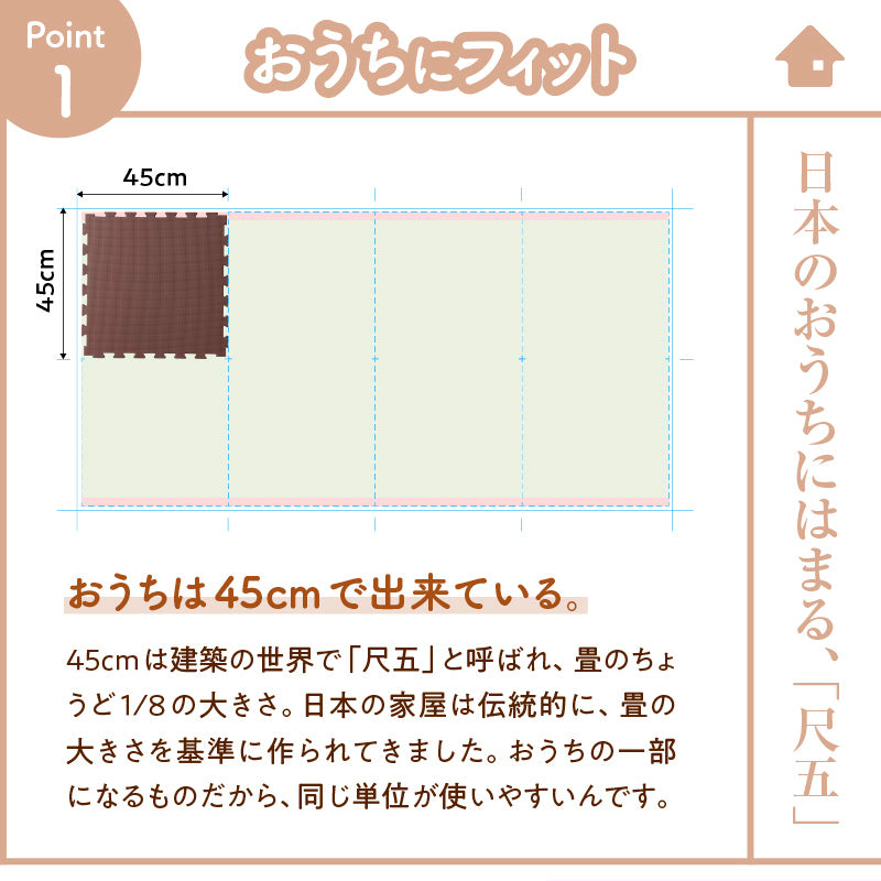 防音×木目調 ジョイントマット18mm ジョイントマット 赤ちゃん 木目調 防音マット 床暖房対応 衝撃吸収 大判 抗菌 防臭 ペット用