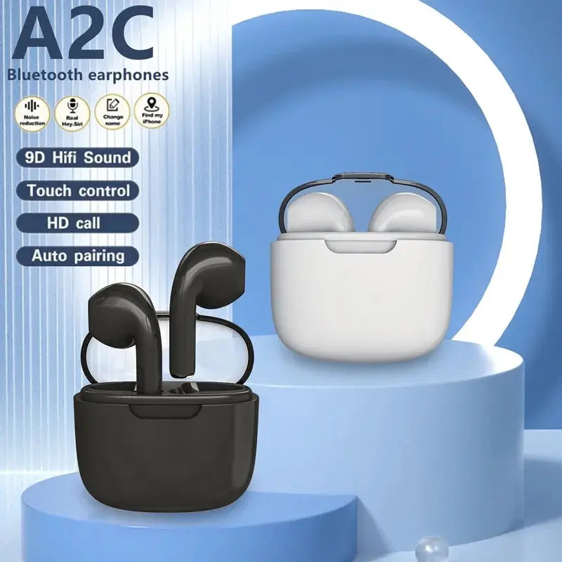 【ゆいまーるショップ】イヤホン ワイヤレス Bluetooth5.3 ヘッドホン コンパクト マイク ハンズフリー iPhone Android 軽量 高音質 長時間再生 5時間 軽くて、おしゃれで、高音質!コンパクトなワイヤレスイヤホンです。いろんなBluetooth搭載機器にペアリング可能!iPhone、Android、パソコン、タブレット、ゲーム機など自動で簡単にペアリングできます。マイク機能が付いておりハンズフリーで通話が楽しめます。しかも、便利なタッチセンサー付きです。