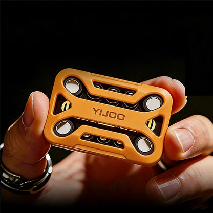 メタルフィジェットスライダー YIJOO 音叉内蔵 究極の共鳴音 EDC ガジェット  おもちゃ 大人 ギフト プレゼント