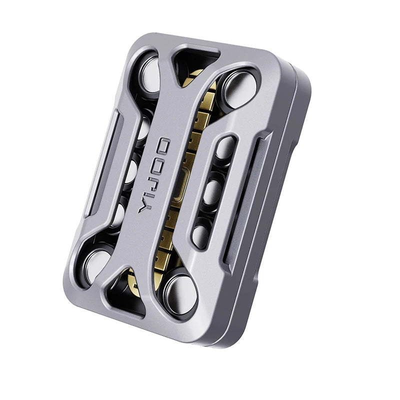 メタルフィジェットスライダー YIJOO 音叉内蔵 究極の共鳴音 EDC ガジェット  おもちゃ 大人 ギフト プレゼント