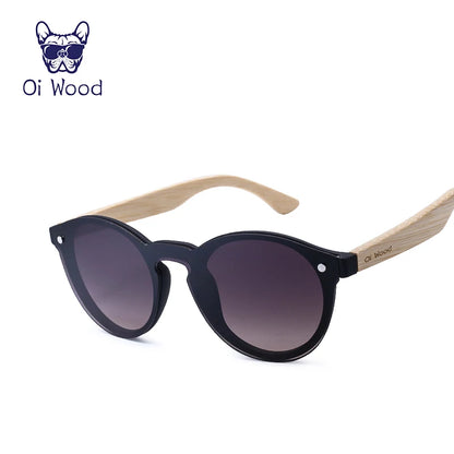 トレンド感ある偏光サングラス（Oi Wood GR8013） レディース マルチカラー トレンド サングラス 旅行 アウトドア UVカット 木製 軽量 フェス おしゃれ