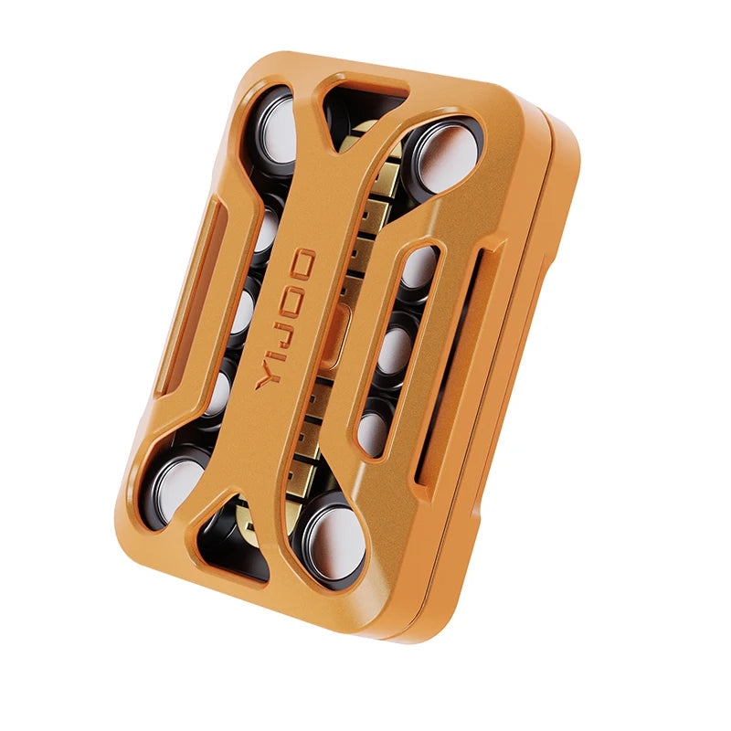 メタルフィジェットスライダー YIJOO 音叉内蔵 究極の共鳴音 EDC ガジェット  おもちゃ 大人 ギフト プレゼント