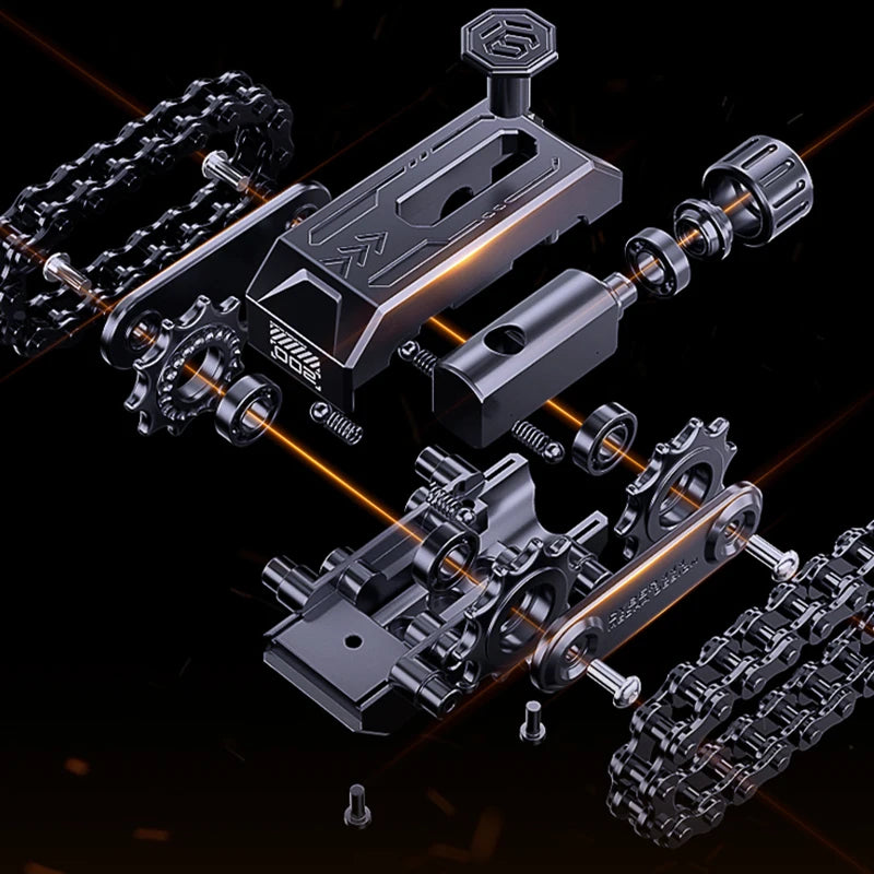戦車形フィジェット 金属製ミリタリータンク スライダー EDC スピナー 回転可能 ストレス発散 暇つぶし