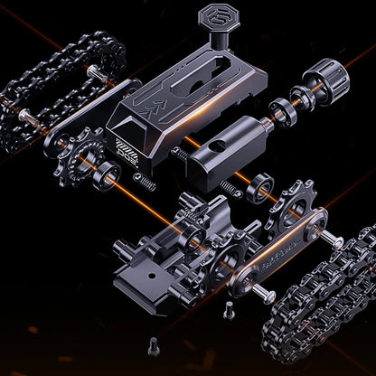 戦車形フィジェット 金属製ミリタリータンク スライダー EDC スピナー 回転可能 ストレス発散 暇つぶし