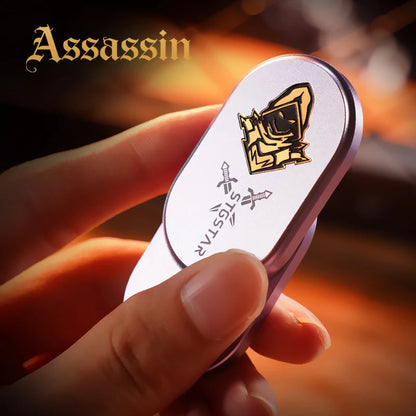 フィジェットスライダー Assassin アサシン EDC メカニカル 磁気スライド＆ローテーション おもちゃ 大人 ギフト プレゼント