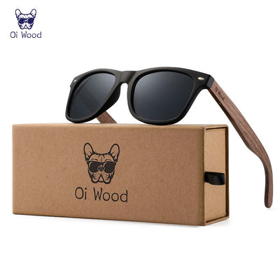 ファッション性も高い偏光サングラス（Oi Wood CN8004） 木製サングラス 天然木 レディース メンズ おしゃれ 軽量 UVカット ドライブ アウトドア サステナブル