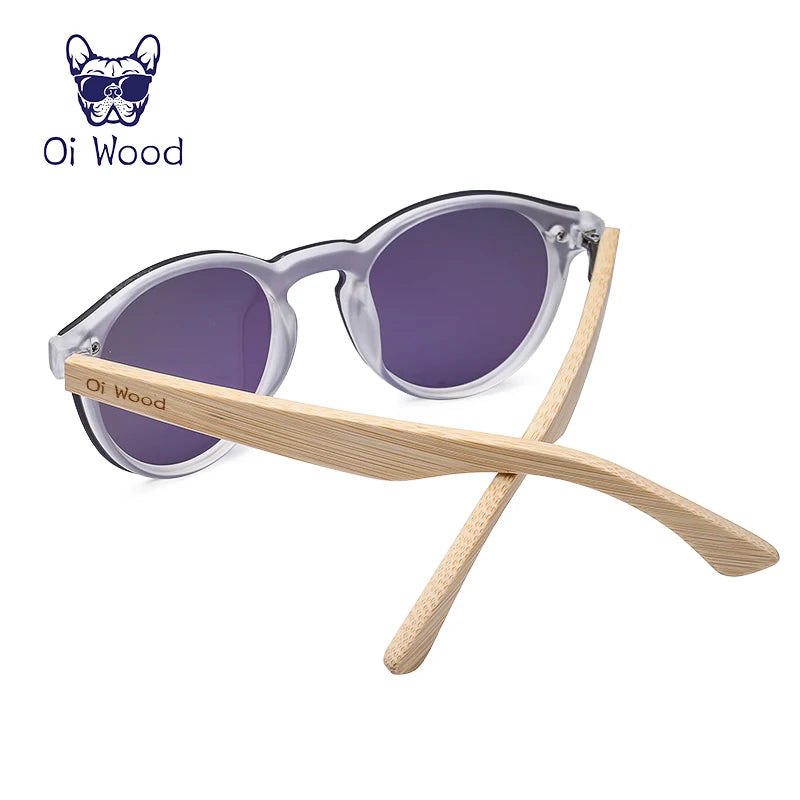 トレンド感ある偏光サングラス（Oi Wood GR8013） レディース マルチカラー トレンド サングラス 旅行 アウトドア UVカット 木製 軽量 フェス おしゃれ