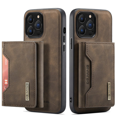 スマホケース<Coffee> iPhone Pro Max Plus SX XR Mini SE / 15 14 13 … iPhoneケース レザー ウォレットケース 取り外し可能 マグネット 磁気 プレゼント